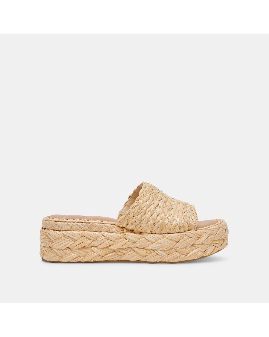 Dolce Vita CHAVI SANDALS LT NATURAL RAFFIA