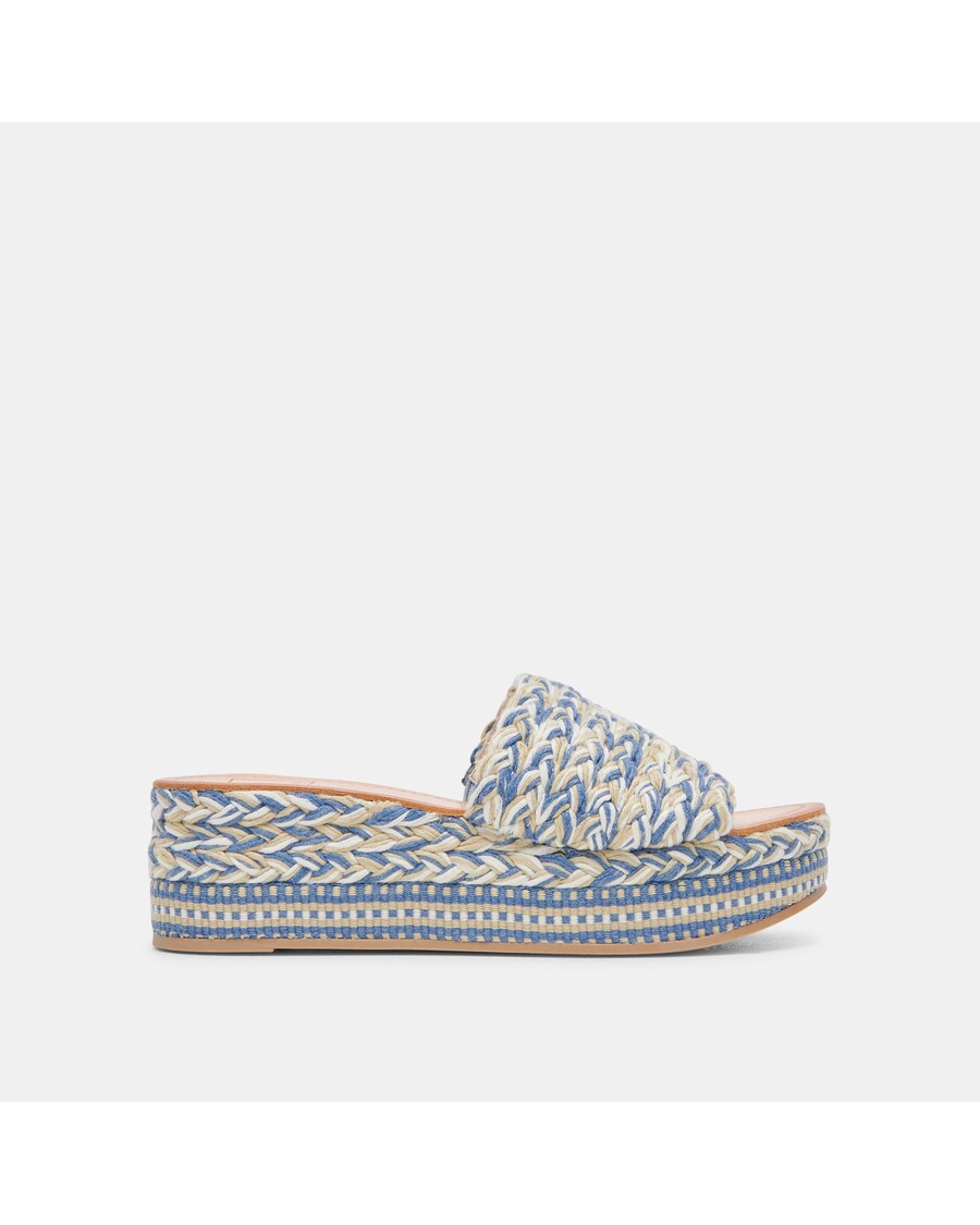 Dolce Vita PAZLI SANDALS BLUE MULTI WOVEN