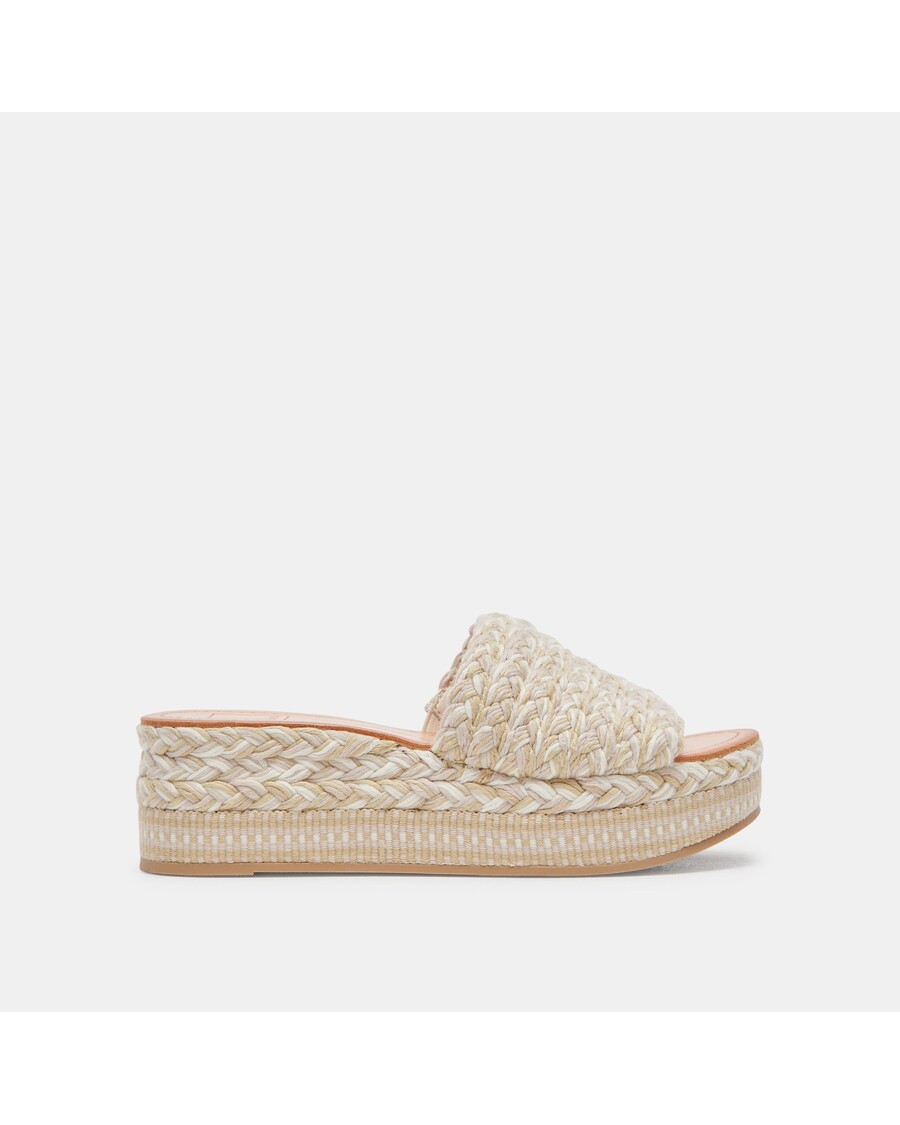 Dolce Vita PAZLI SANDALS IVORY MULTI WOVEN