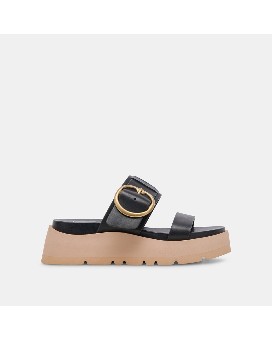 Dolce Vita DEX SANDALS BLACK LEATHER