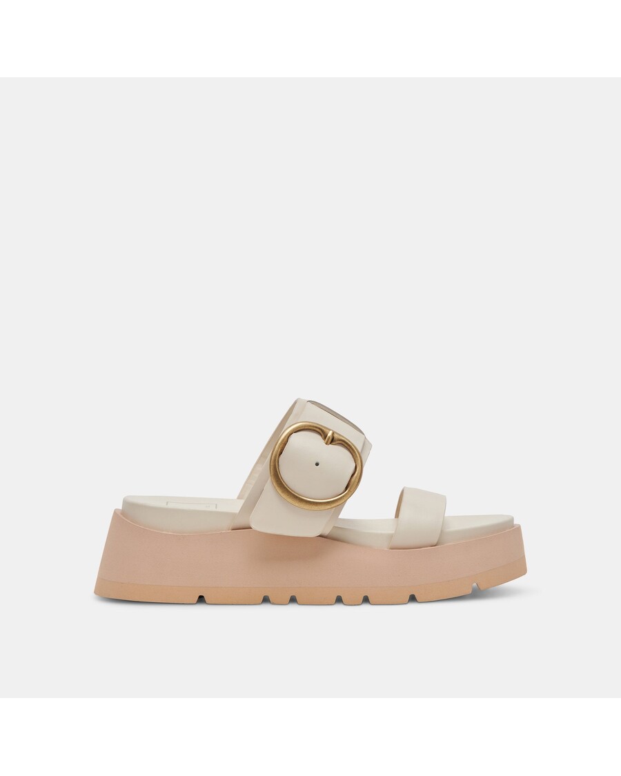 Dolce Vita DEX SANDALS IVORY LEATHER