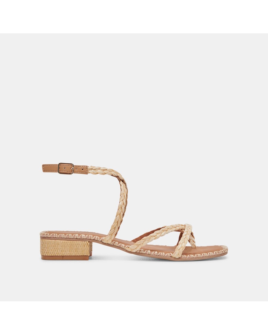 Dolce Vita BRINN SANDALS LT NATURAL RAFFIA