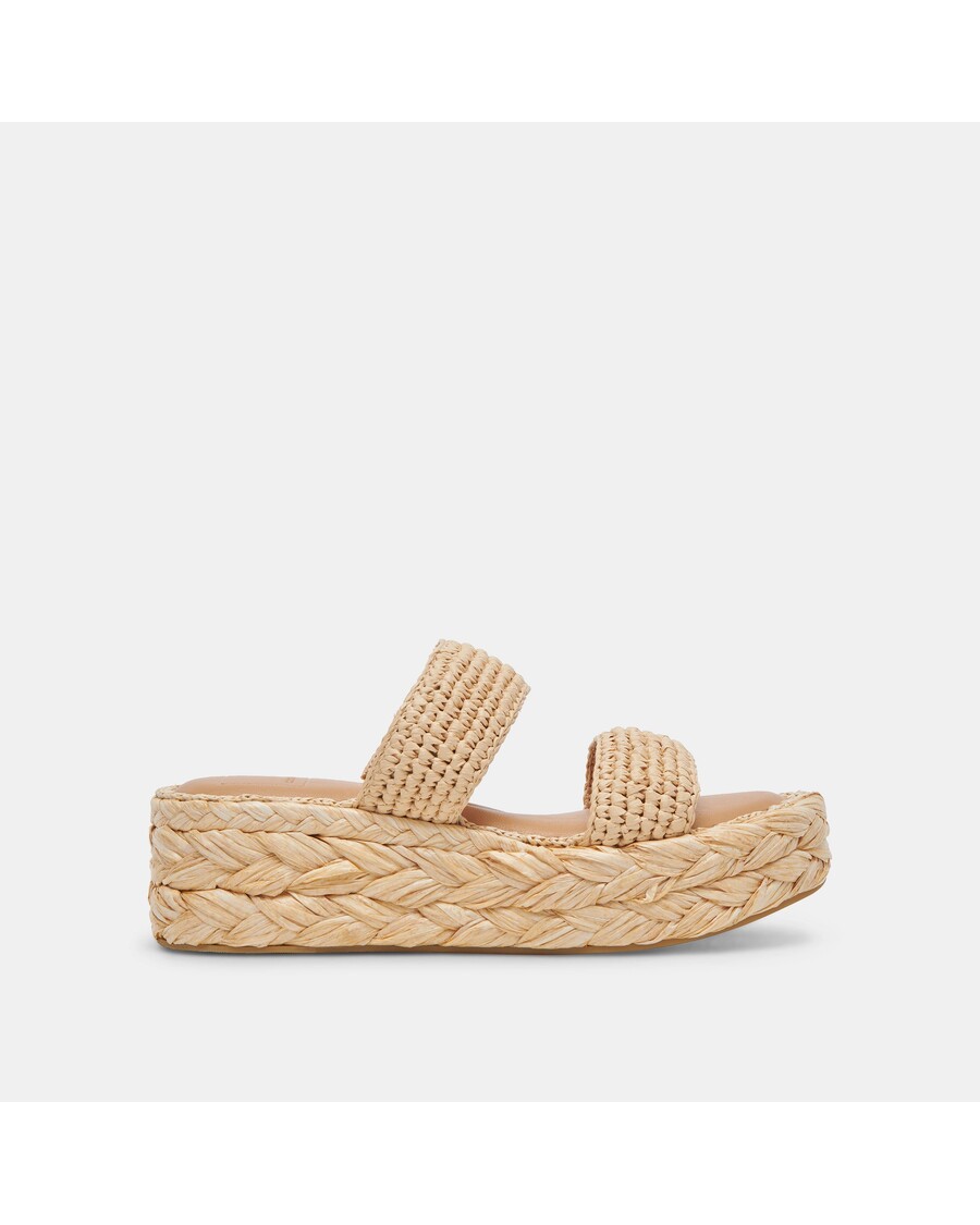 Dolce Vita CORLA SANDALS LT NATURAL RAFFIA