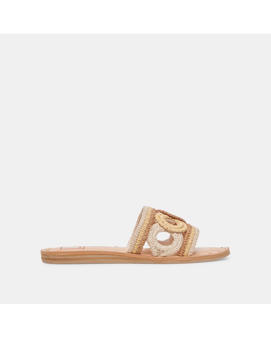 Dolce Vita DANY SANDALS NATURAL MULTI RAFFIA