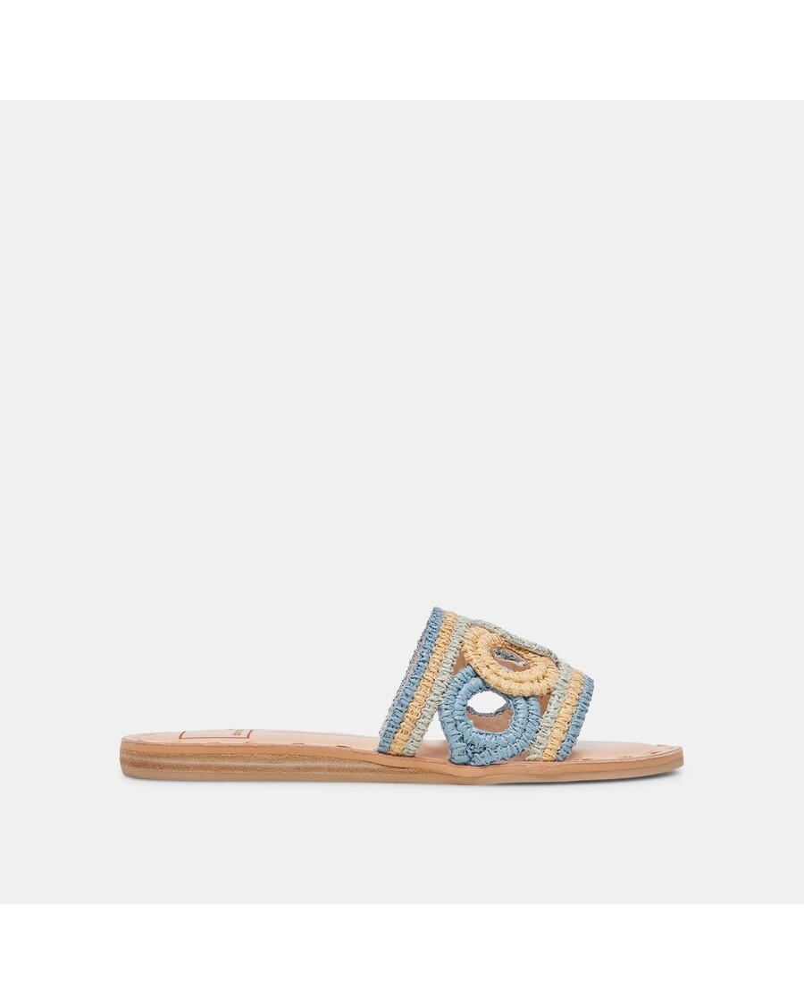 Dolce Vita DANY SANDALS BLUE MULTI RAFFIA