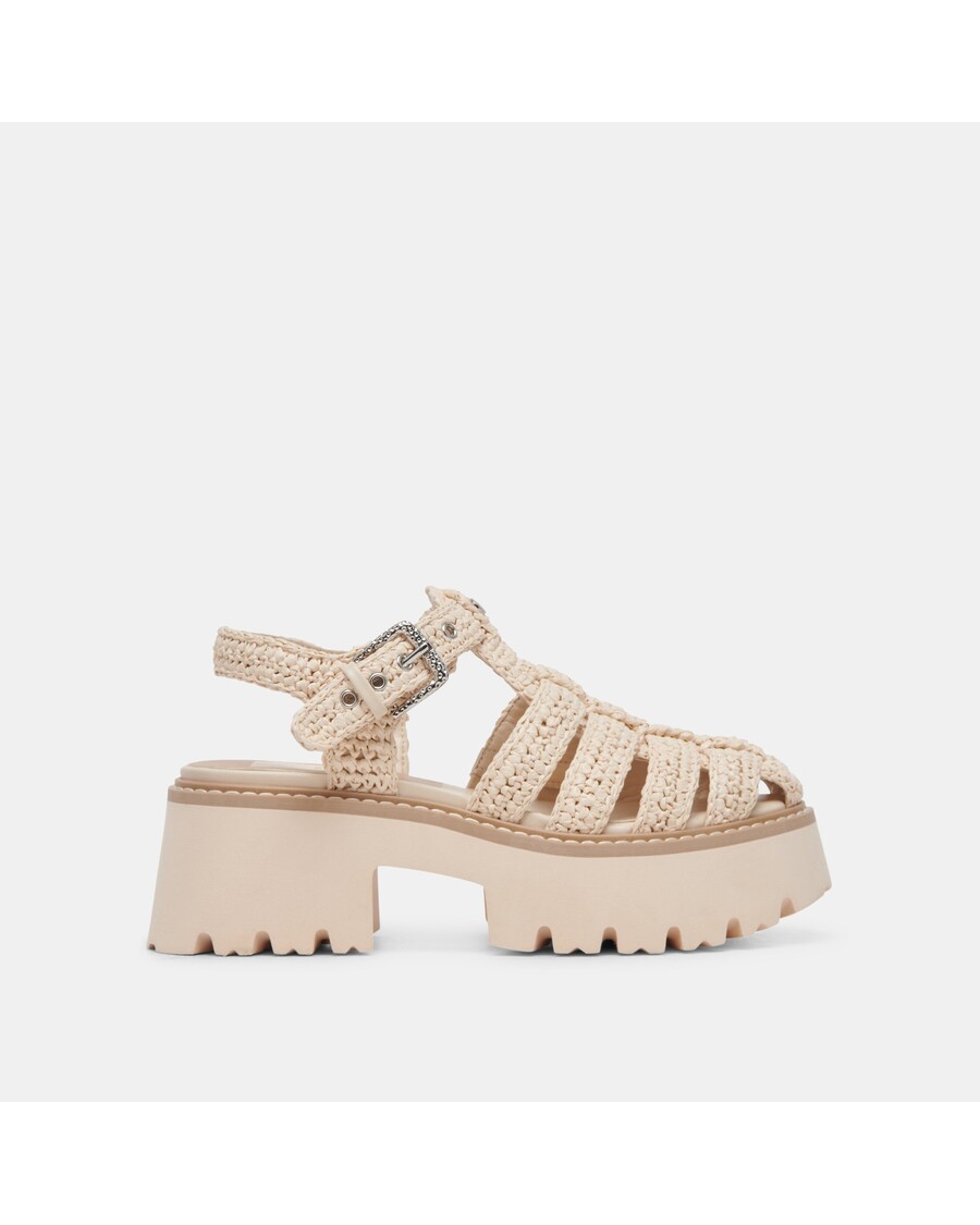 Dolce Vita LASLY SANDALS OATMEAL KNIT