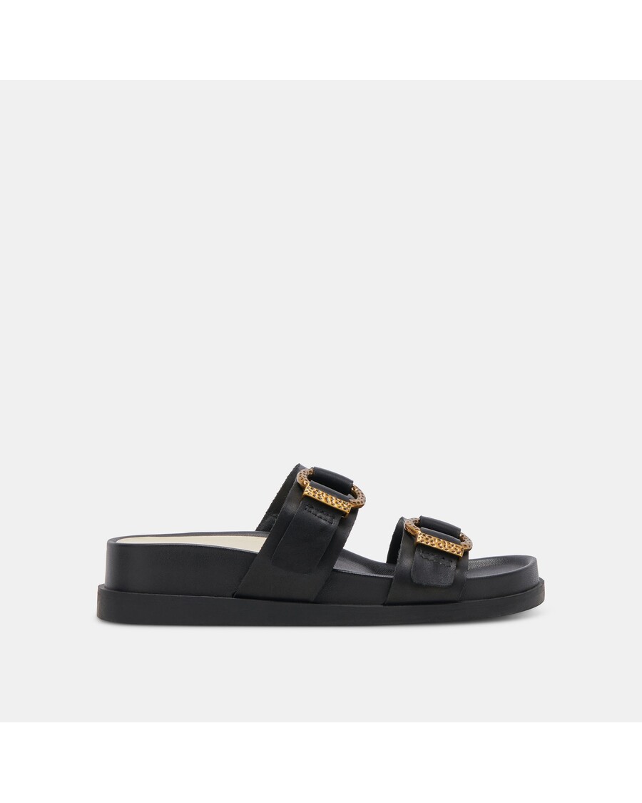 Dolce Vita SOYA SANDALS ONYX LEATHER