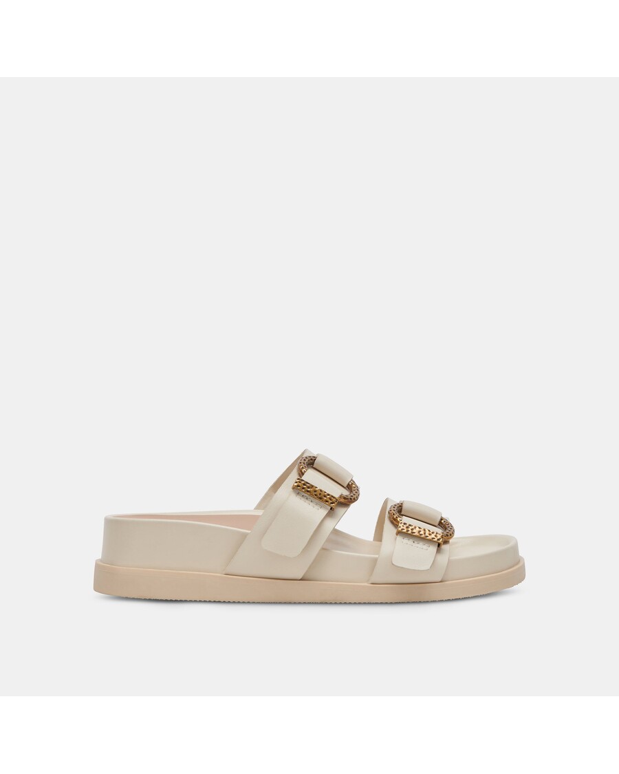 Dolce Vita SOYA SANDALS WHITE LEATHER