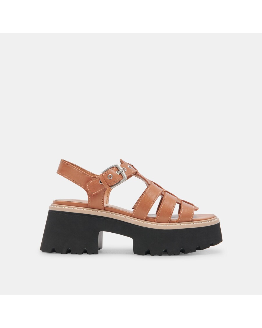 Dolce Vita LATICE SANDALS BROWN LEATHER