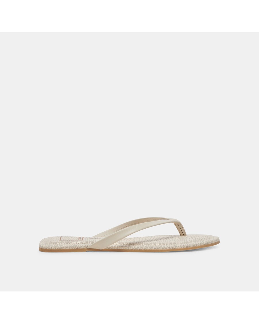 Dolce Vita LAYNEY SANDALS IVORY LEATHER