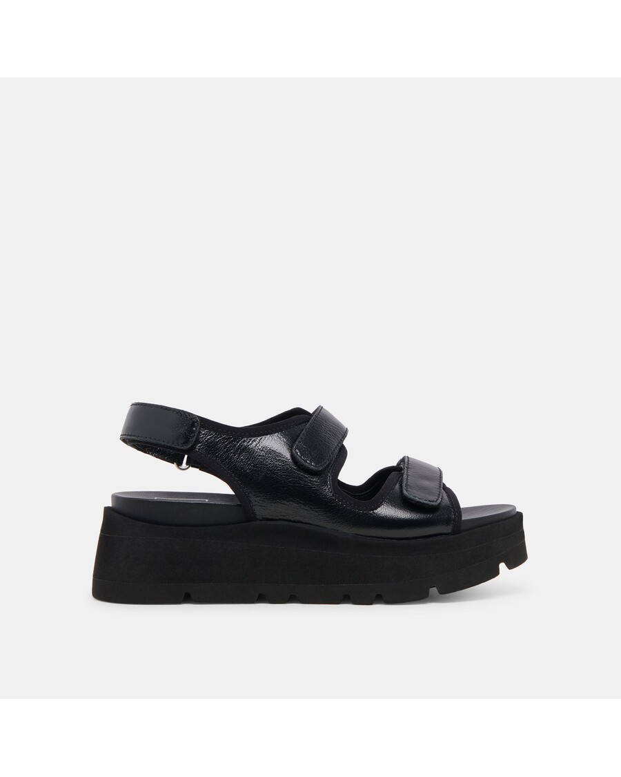 Dolce Vita DUBAI SANDALS MIDNIGHT CRINKLE PATENT