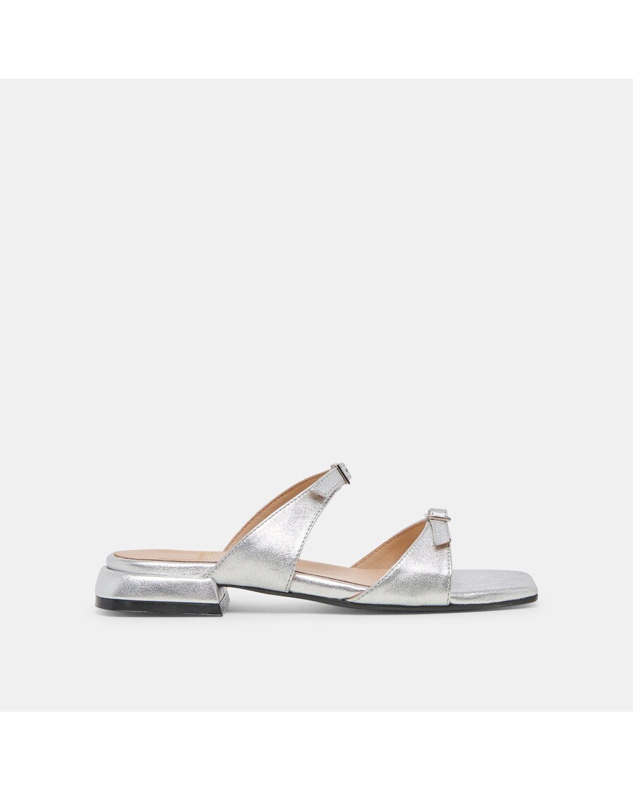 Dolce Vita LAVERN SANDALS SILVER METALLIC LEATHER