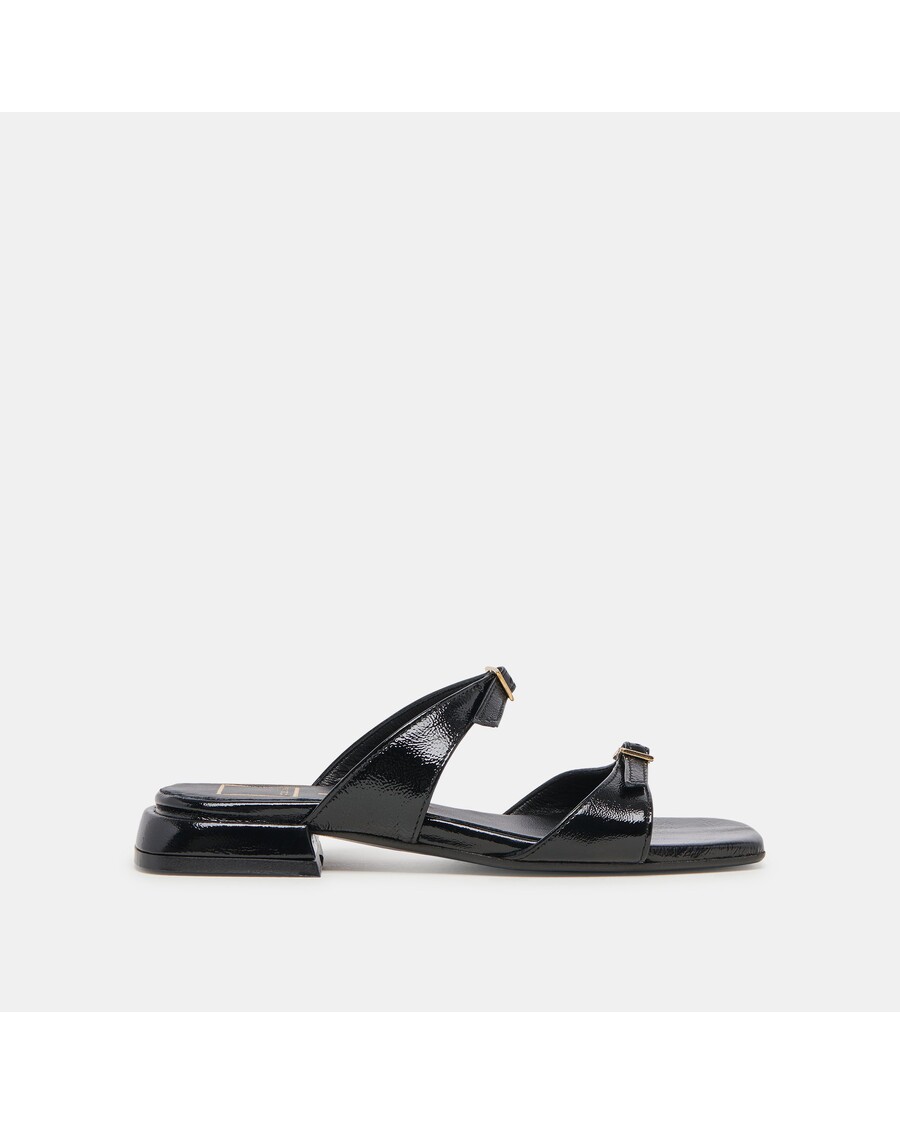 Dolce Vita LAVERN SANDALS MIDNIGHT CRINKLE PATENT