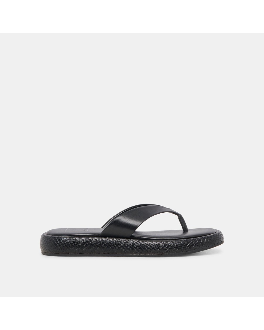 Dolce Vita ADIN SANDALS BLACK LEATHER