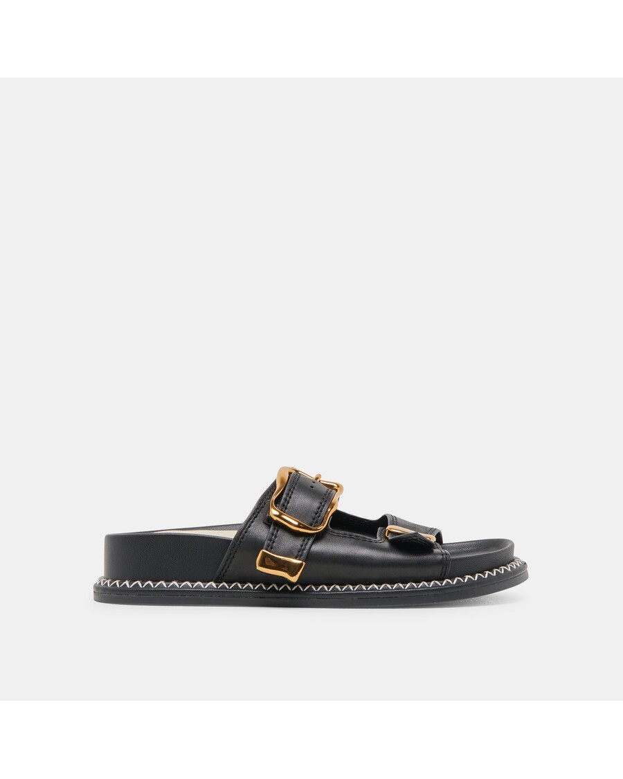 Dolce Vita SEVANA SANDALS BLACK LEATHER