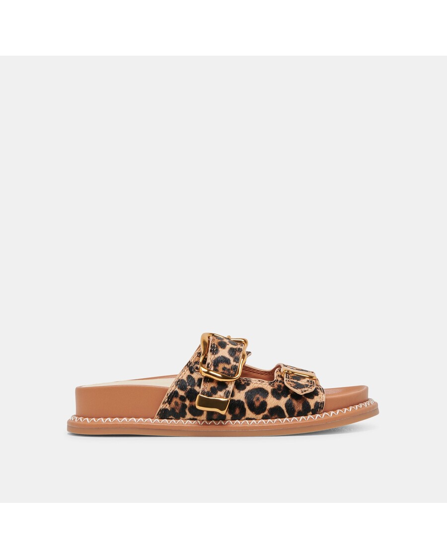 Dolce Vita SEVANA SANDALS DK LEOPARD CALF HAIR