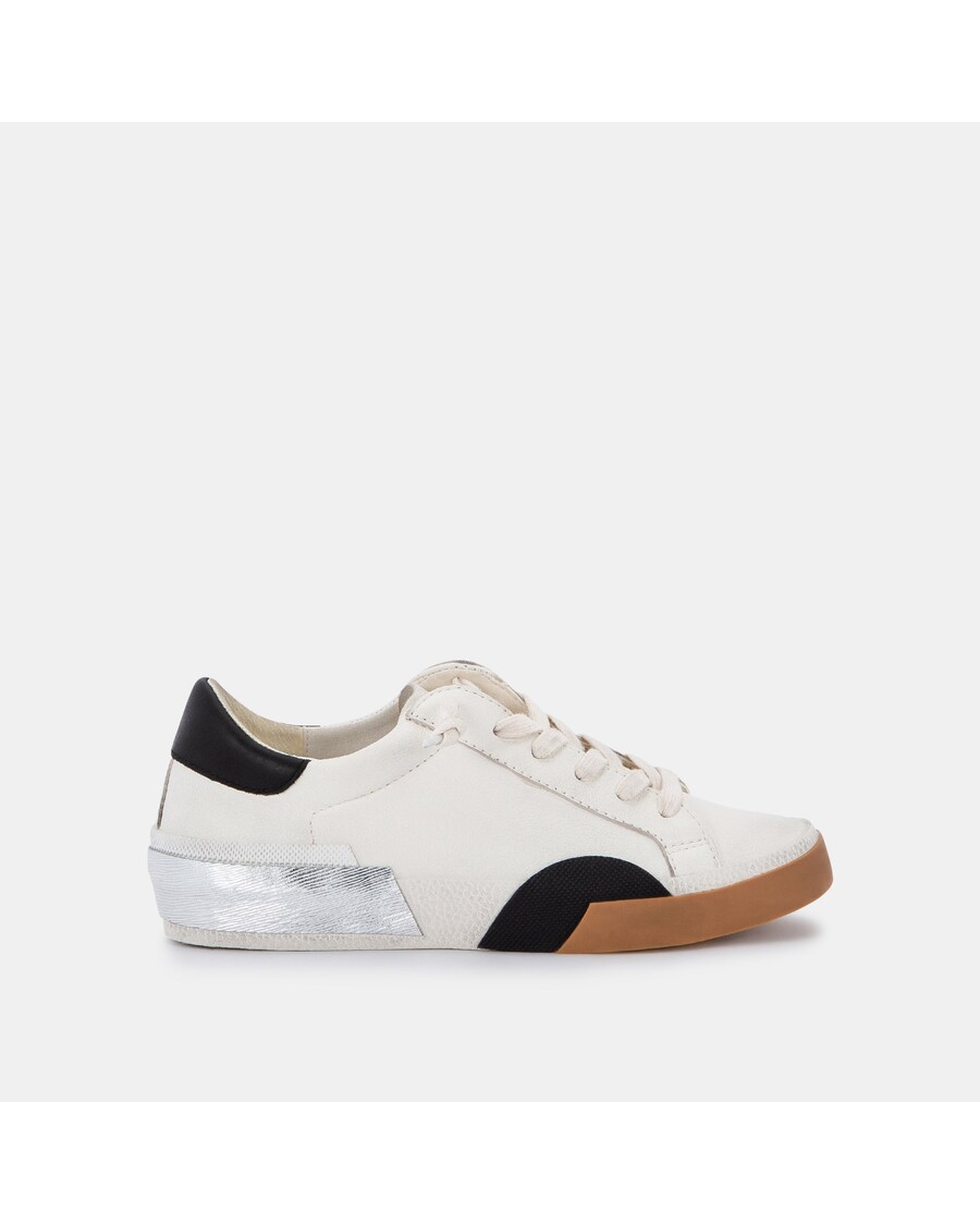 Dolce Vita ZINA SNEAKERS WHITE BLACK LEATHER