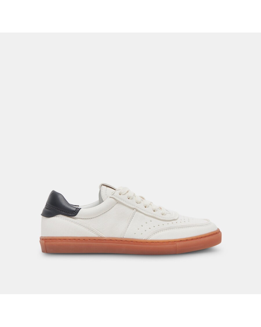 Dolce Vita BODEN SNEAKERS WHITE BLACK LEATHER