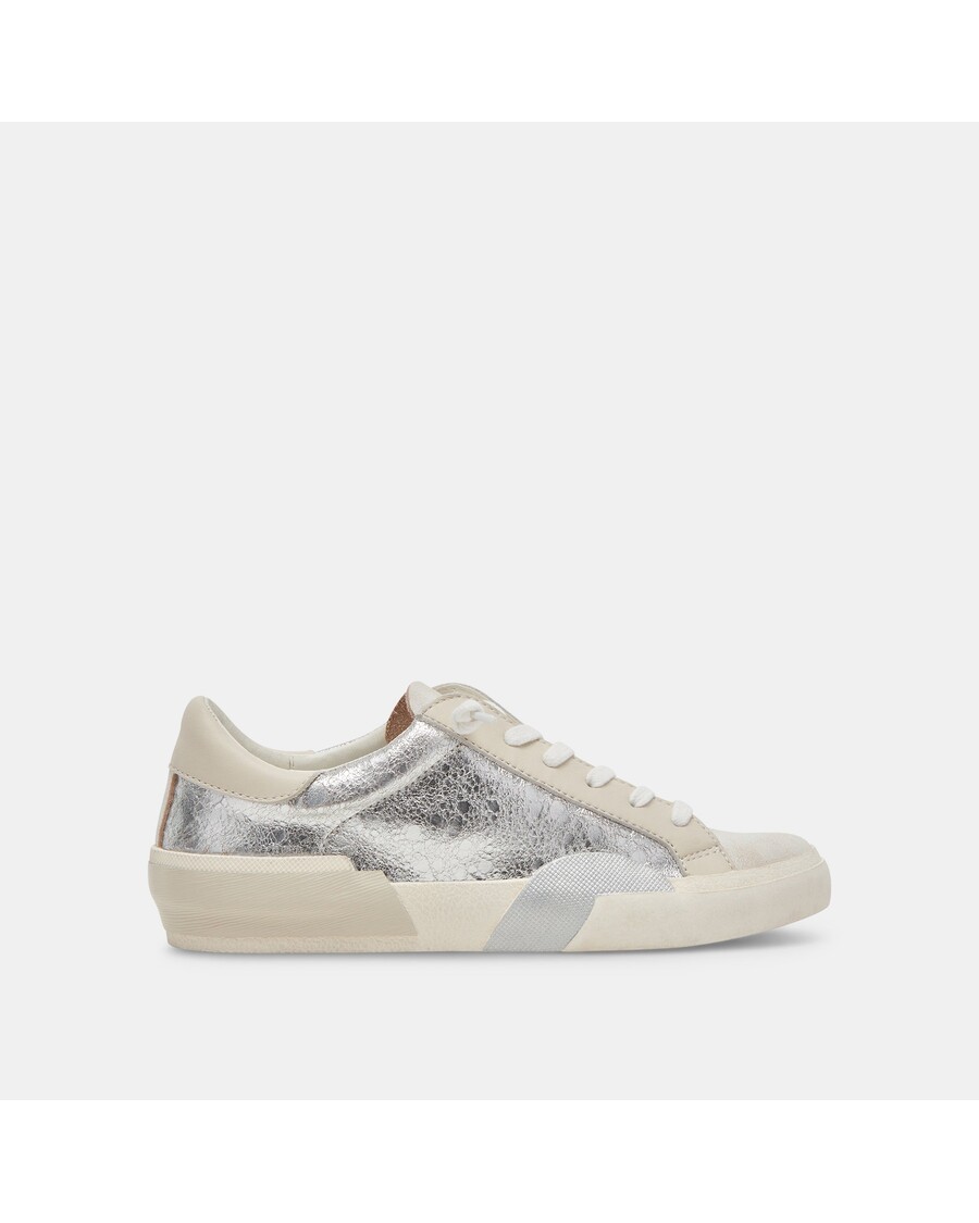 Dolce Vita ZINA SNEAKERS CHROME DISTRESSED LEATHER