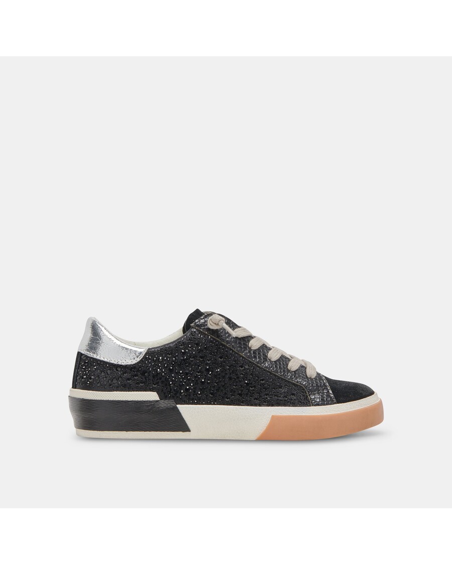 Dolce Vita ZINA CRYSTAL SNEAKERS BLACK SUEDE