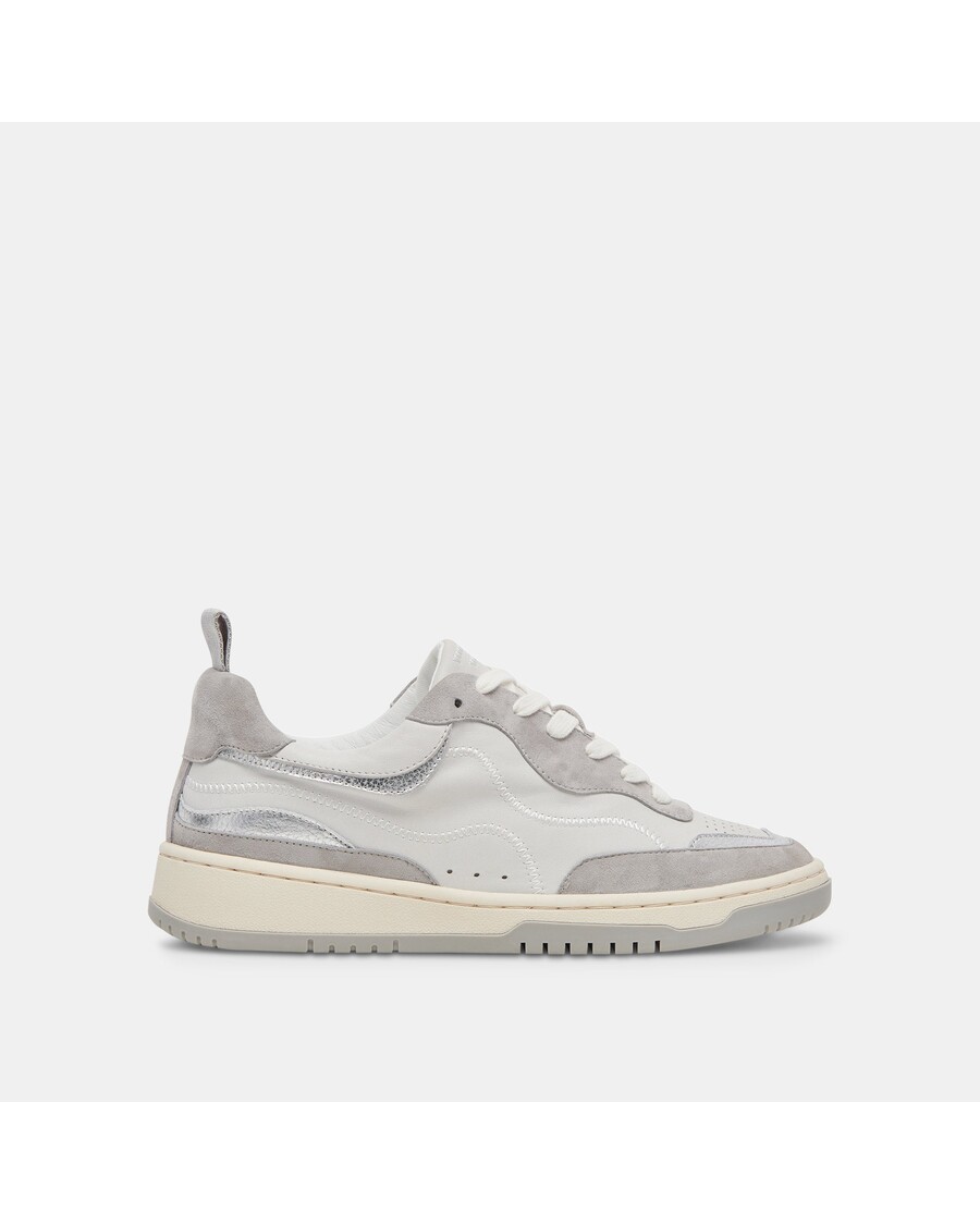 Dolce Vita ADELLA SNEAKERS WHITE GREY LEATHER