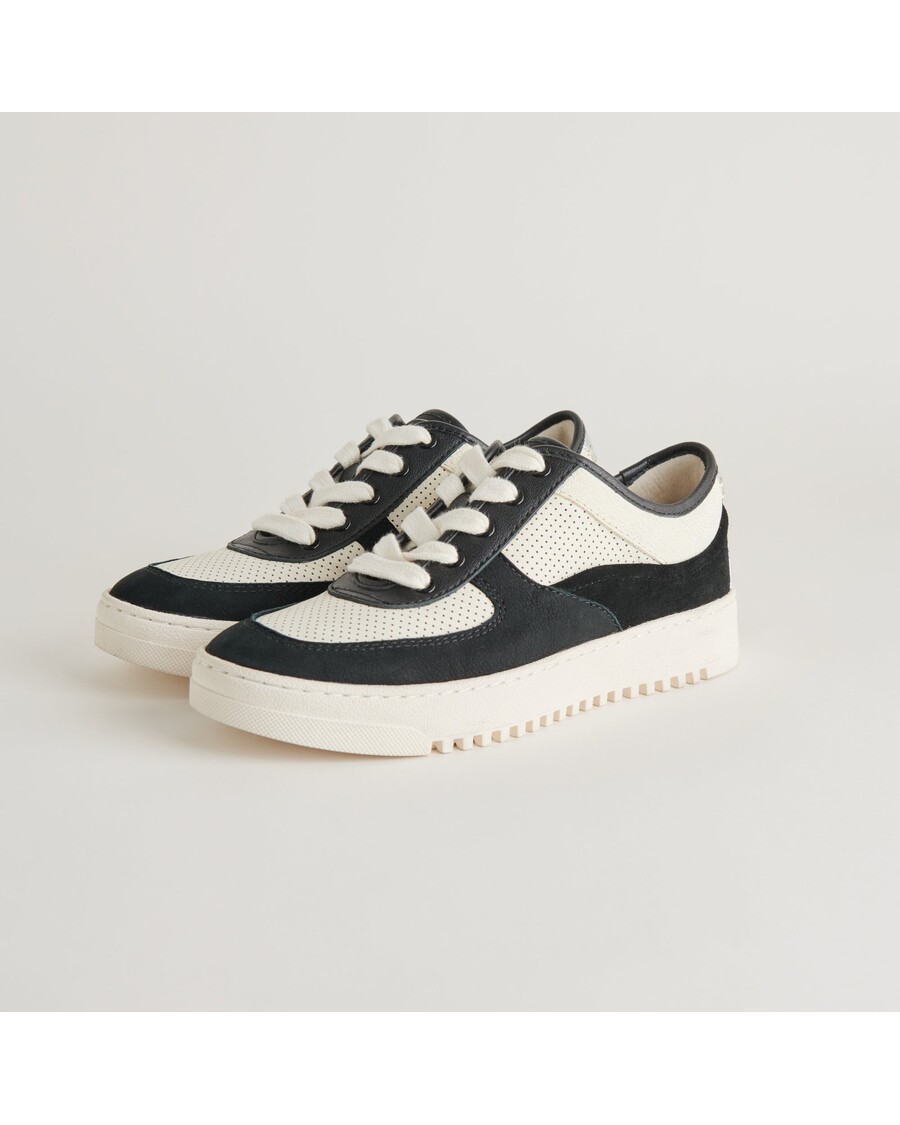 Dolce Vita CYRIL SNEAKERS BLACK WHITE LEATHER