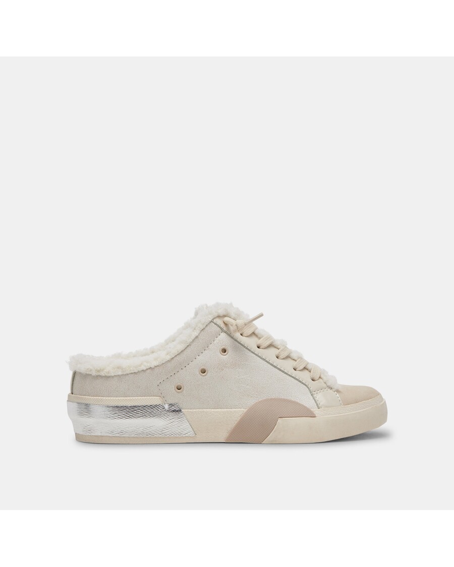 Dolce Vita ZANTEL SNEAKERS OFF WHITE CRACKLED LEATHER