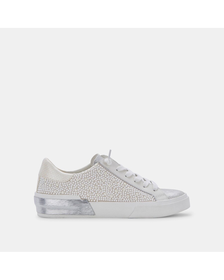 Dolce Vita ZINA PEARL WIDE SNEAKERS VANILLA PEARLS