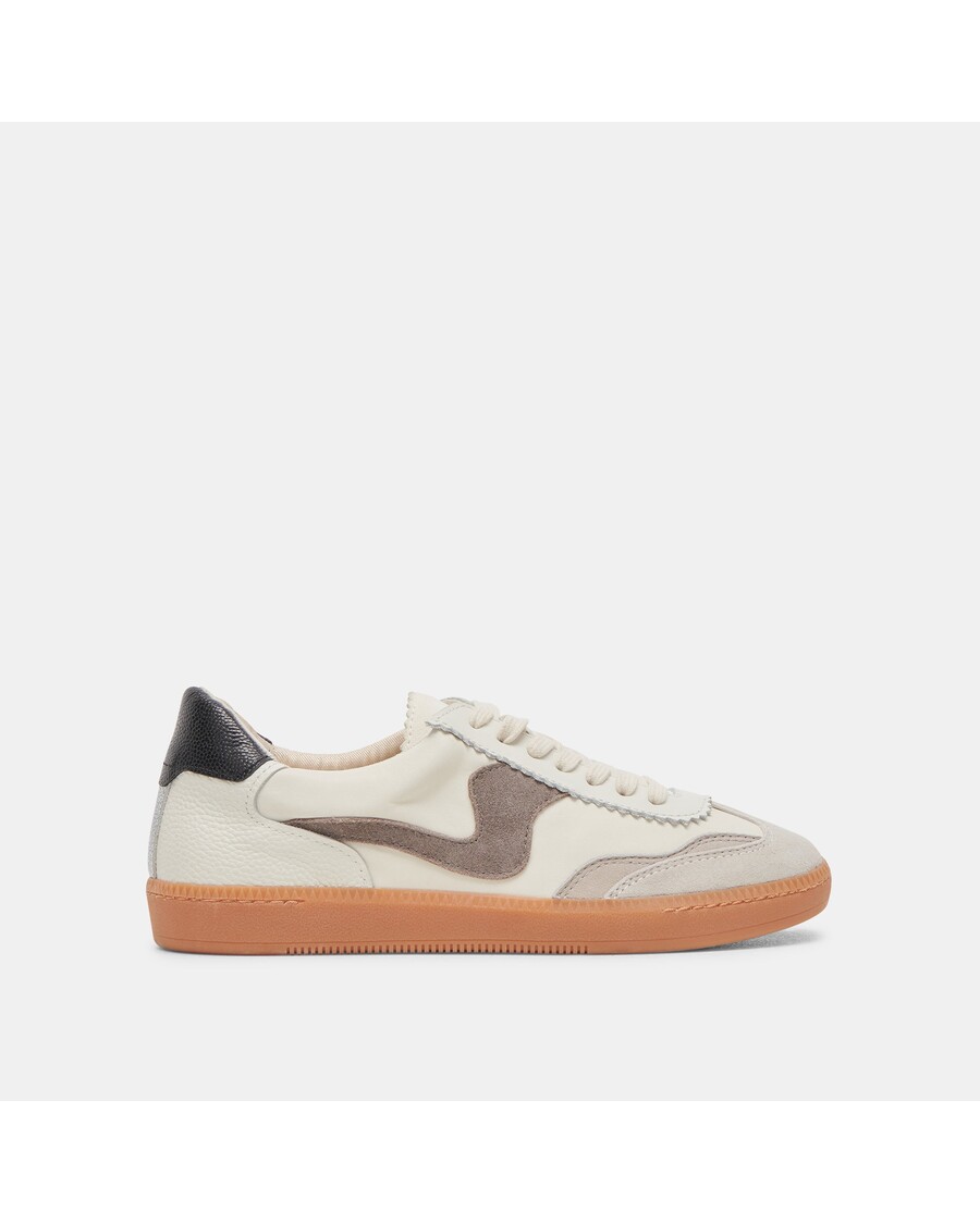 Dolce Vita NOTICE SNEAKERS WHITE GREY LEATHER