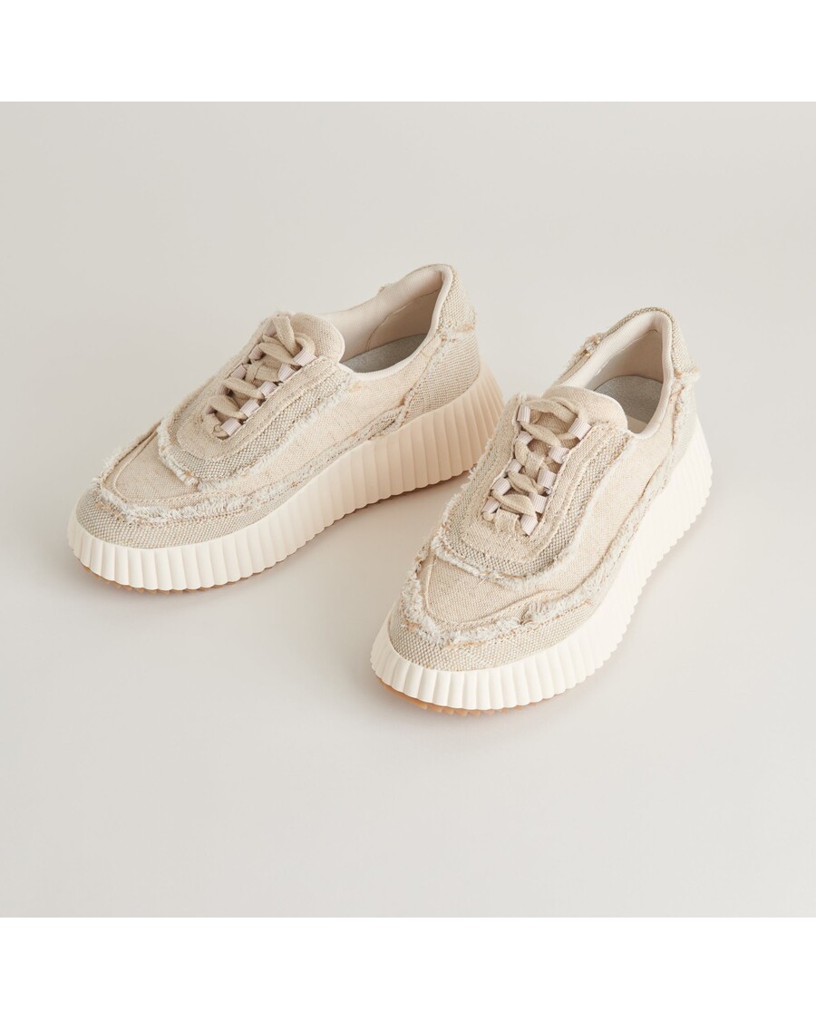 Dolce Vita DOLEN FRAY SNEAKERS SAND CANVAS