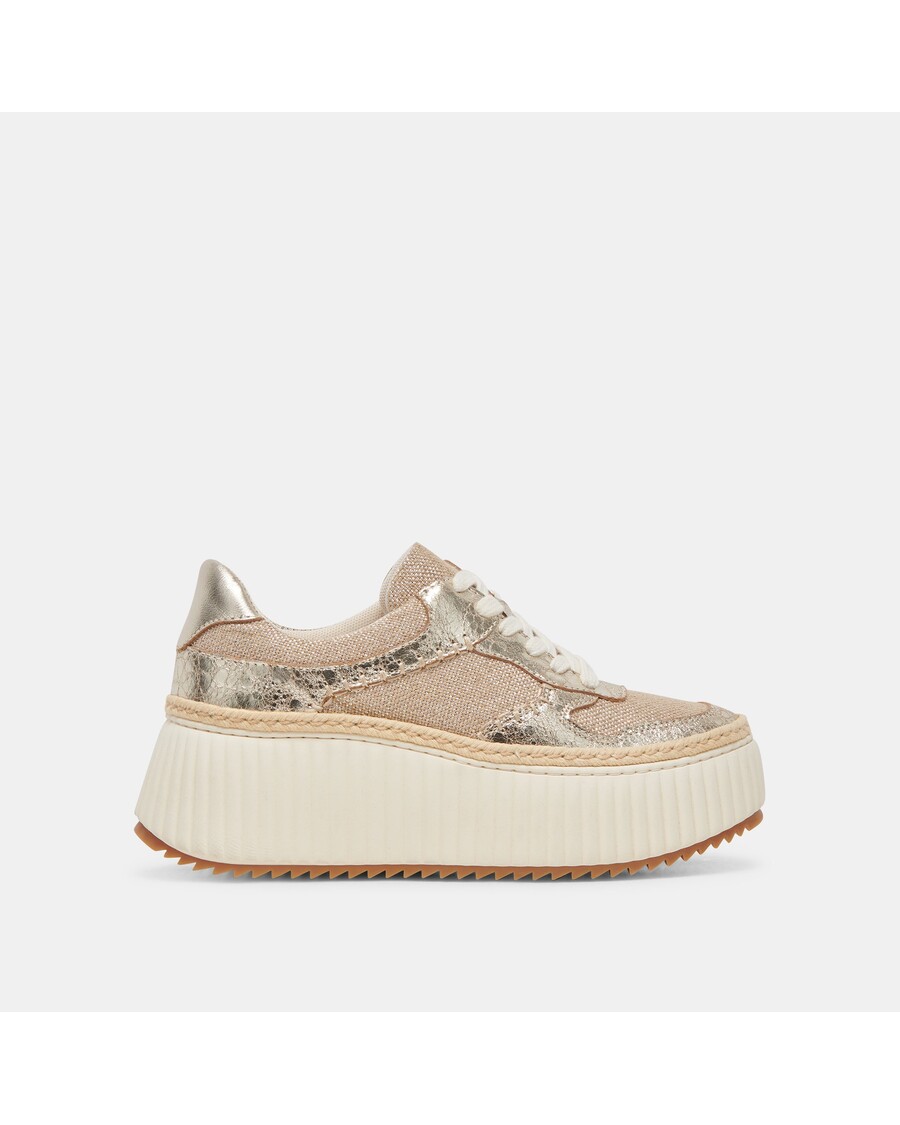 Dolce Vita DANDI SNEAKERS LIGHT GOLD WOVEN