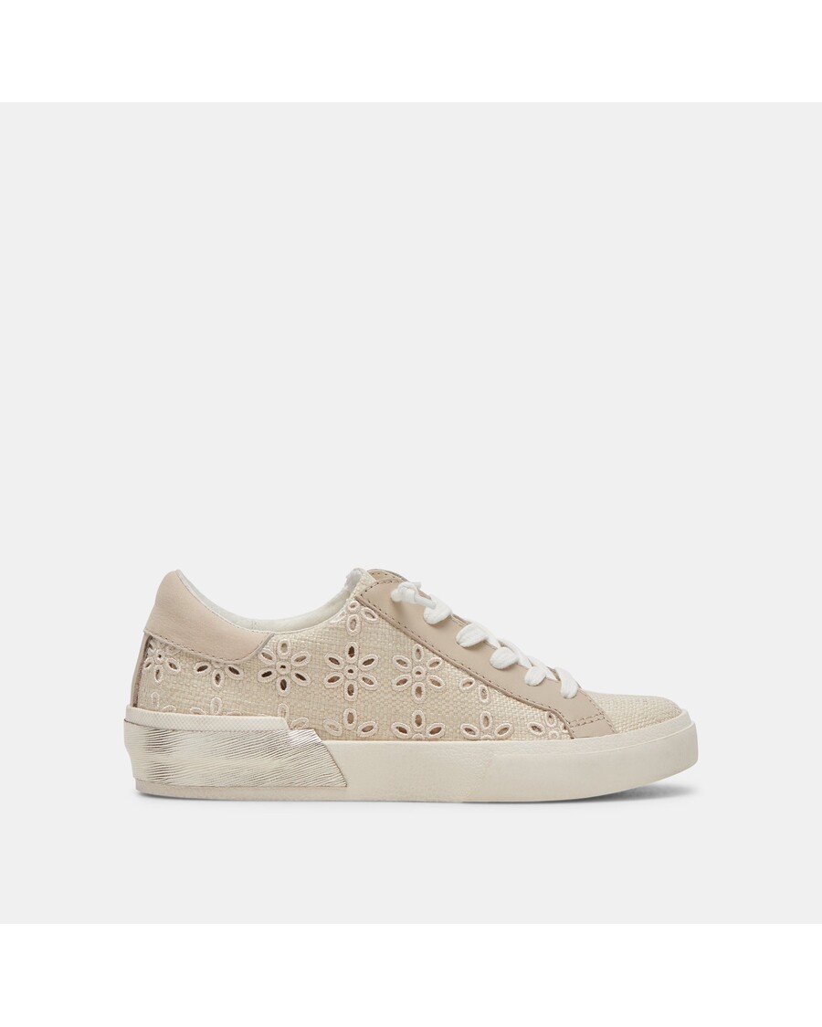 Dolce Vita ZINA SNEAKERS OATMEAL FLORAL EYELET