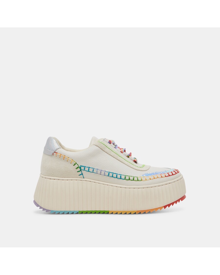 Dolce Vita DOLEN PRIDE SNEAKERS WHITE MULTI LEATHER