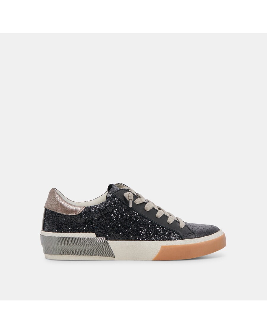 Dolce Vita ZINA SNEAKERS BLACK SHIMMER GLITTER