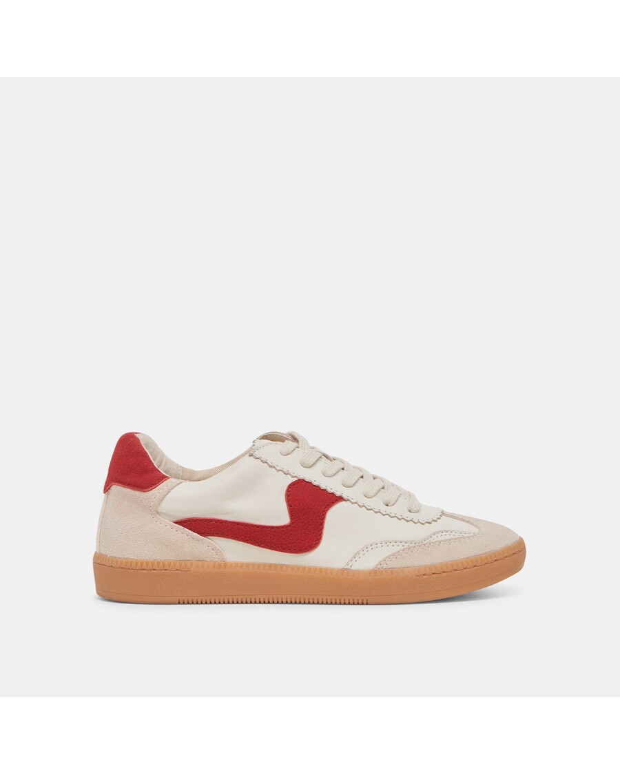 Dolce Vita NOTICE SNEAKERS WHITE RED LEATHER