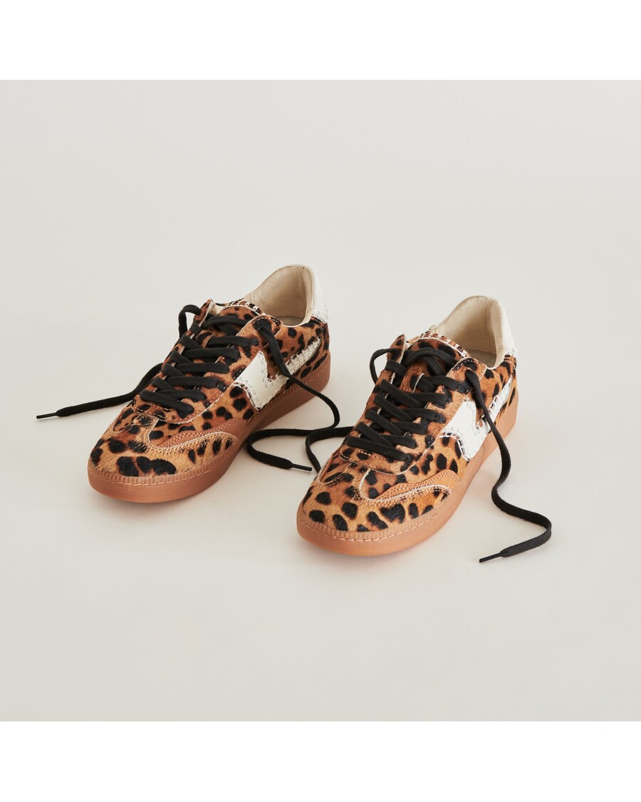 Dolce Vita NOTICE STITCH SNEAKERS DK LEOPARD CALF HAIR