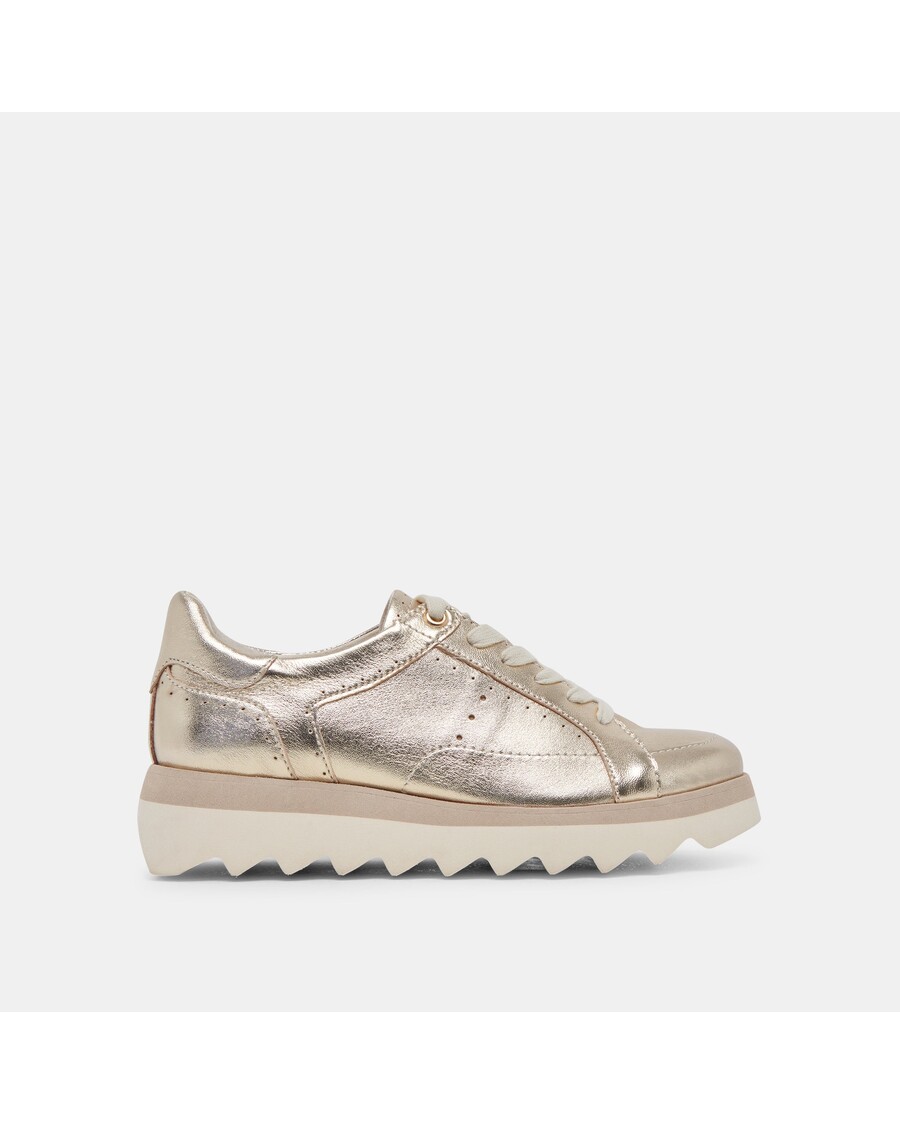 Dolce Vita JORGIE SNEAKERS PLATINUM METALLIC LEATHER