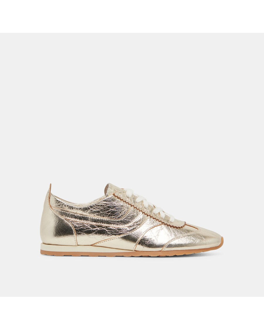 Dolce Vita DELANY SNEAKERS LIGHT GOLD CRINKLE PATENT