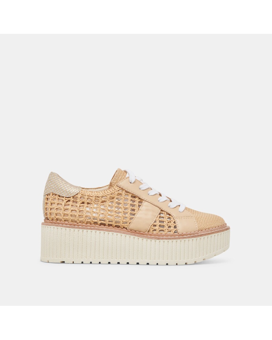 Dolce Vita TIGER SNEAKERS LT NATURAL RAFFIA