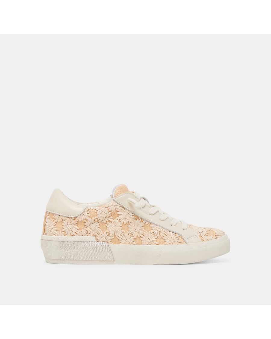 Dolce Vita ZINA FLORAL SNEAKERS CREME FLORAL RAFFIA