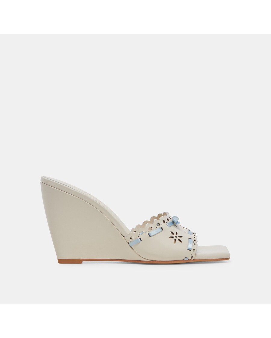 Dolce Vita MADALE WEDGES IVORY PATENT LEATHER