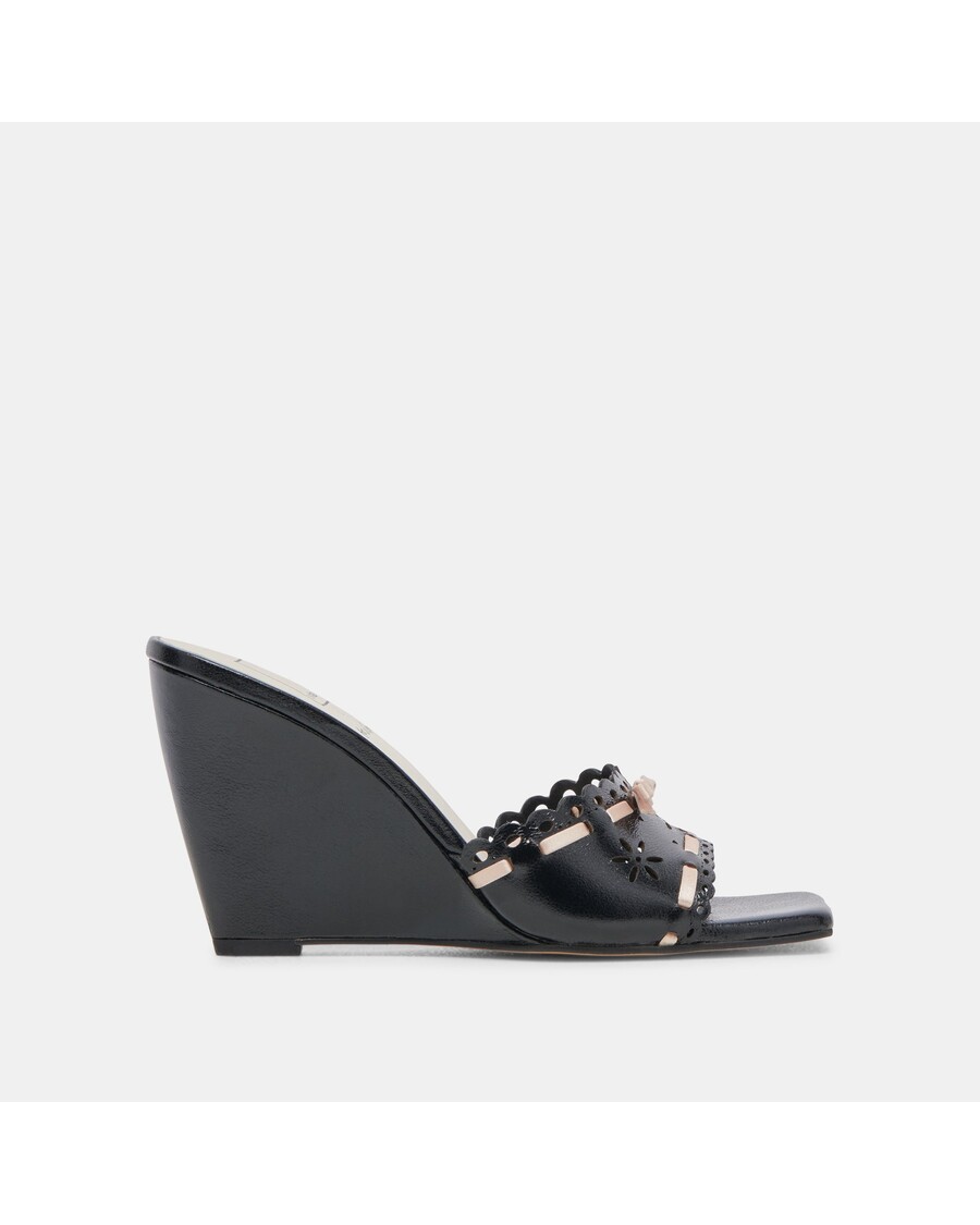 Dolce Vita MADALE WEDGES MIDNIGHT PATENT LEATHER