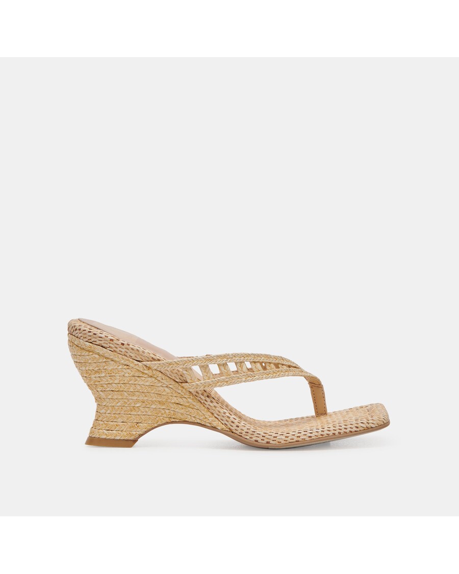 Dolce Vita NULLAH WEDGES LT NATURAL RAFFIA