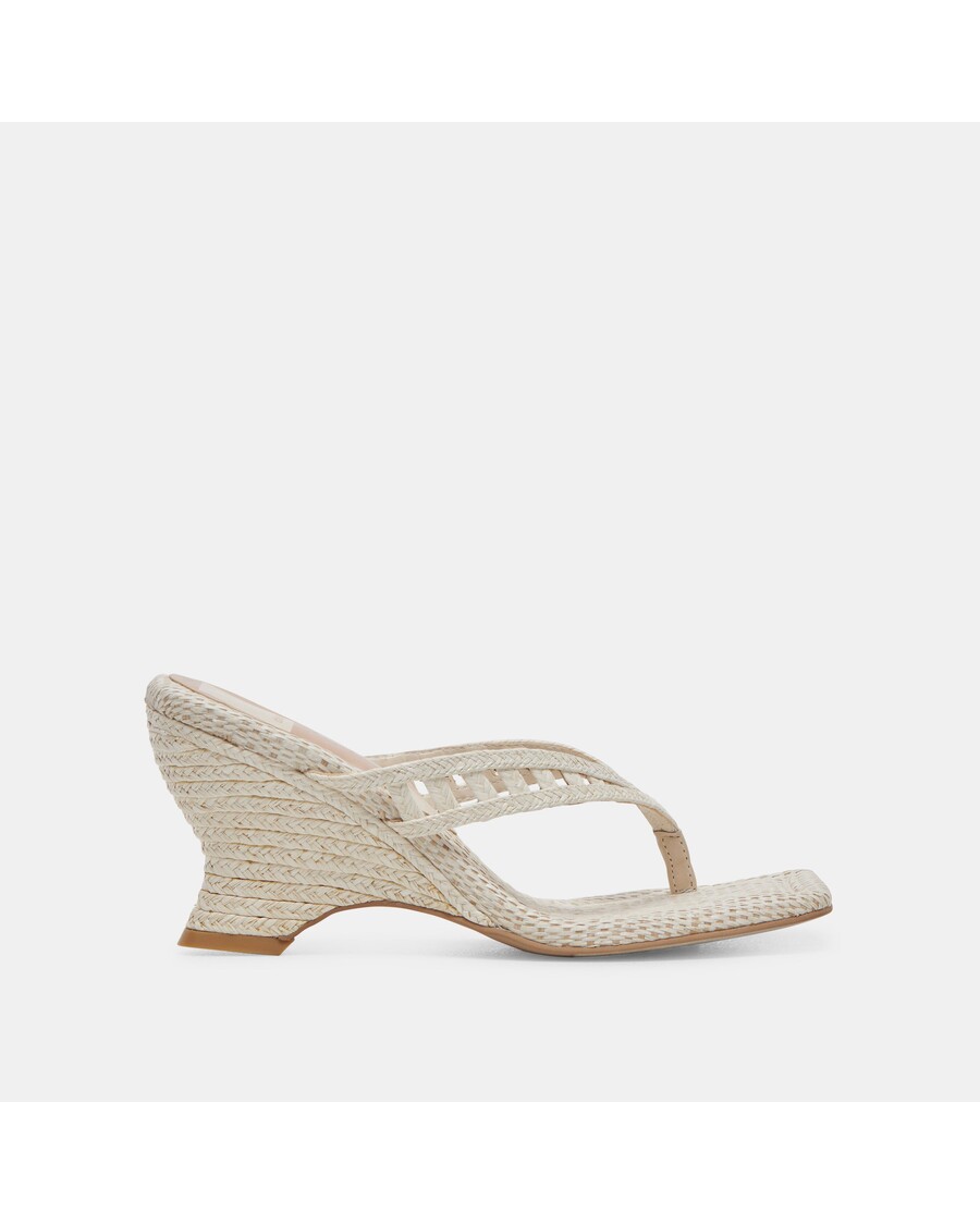 Dolce Vita NULLAH WEDGES OATMEAL RAFFIA